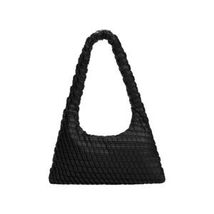 3547 Textured Hobo Bag - PU Leather Shoulder Tote Handbag , Magnetic